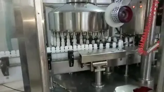 Máquina de envase de leite em garrafas de HDPE