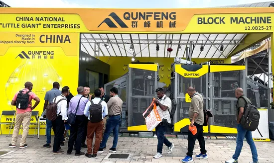 Linha de produção de blocos confiável, fabricante de blocos automático eficiente, sistema de produção de blocos inteligentes para grandes